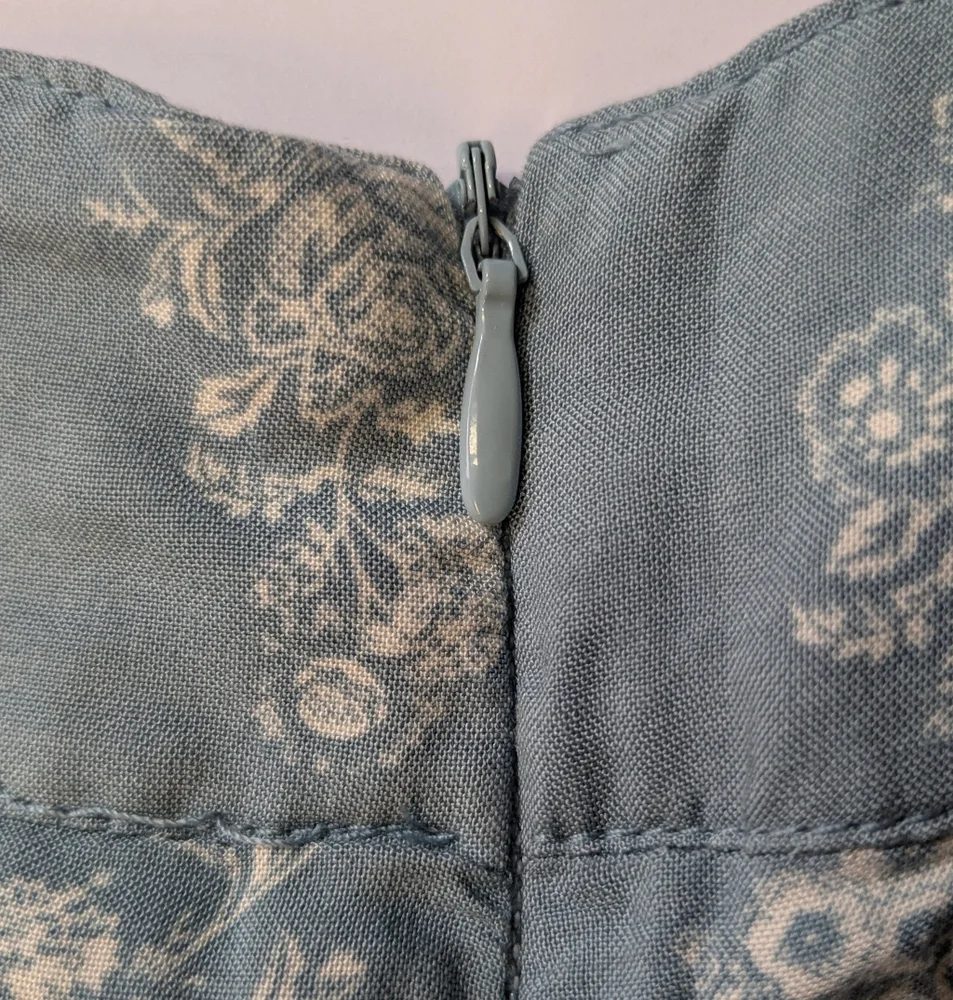 Wild Fable Jumpsuit Blue Spring Floral Jumpsuit - Picture 7 of 10